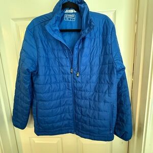 Magellan Outdoors Blue Quilted Packable Jacket